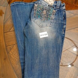 Womens miss me boot cut jeans